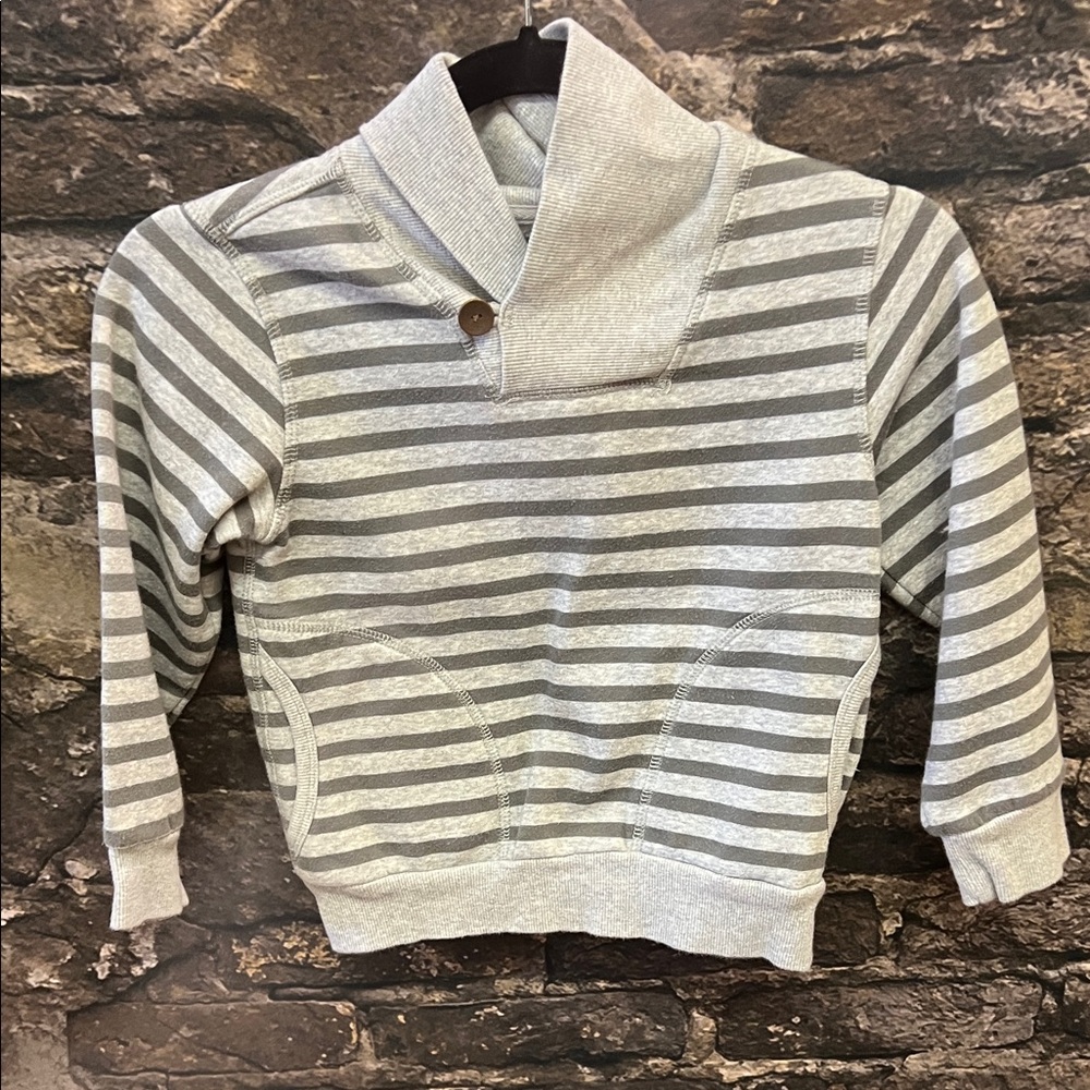 H&M Gray Striped Kids Sweater